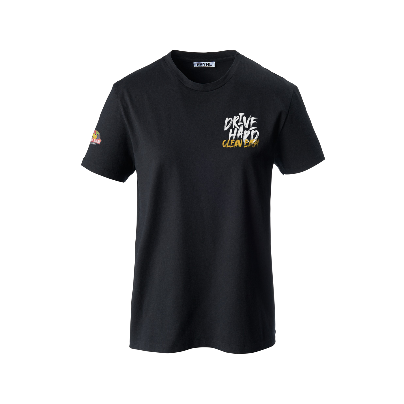 "Drive Hard Clean Easy" T-Shirt schwarz unisex