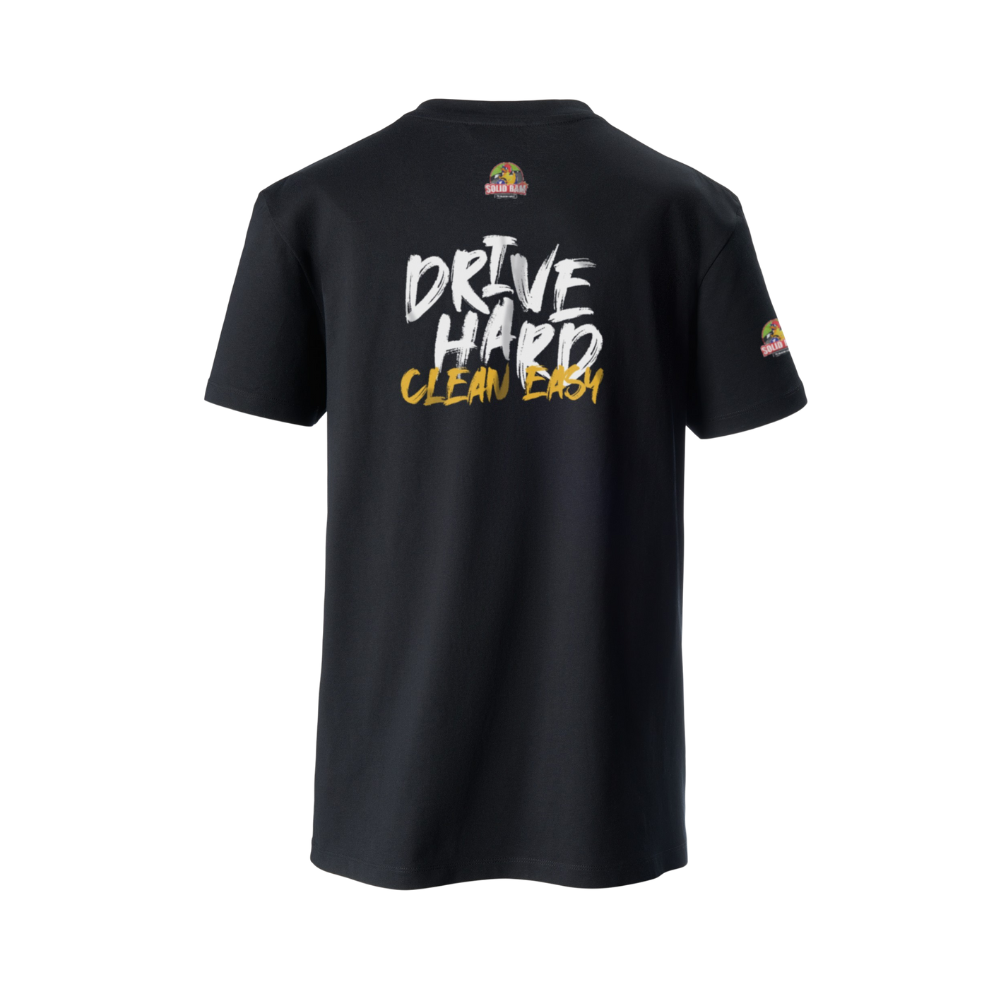 "Drive Hard Clean Easy" T-Shirt schwarz unisex